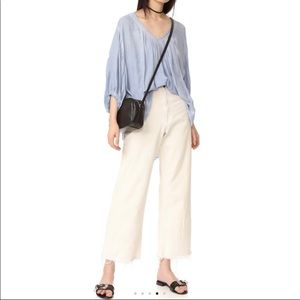Free People Catch Me If You Can Flowy Top Blouse XS